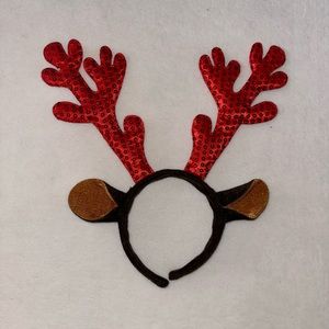 Reindeer Ears Christmas Sparkly Headband